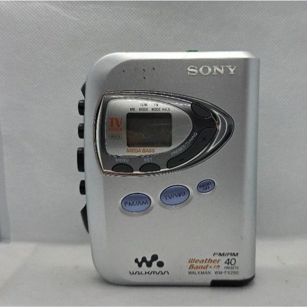 Sony Walkman WM-FX290 Portable Cassette Player FM AM TV Weather Band